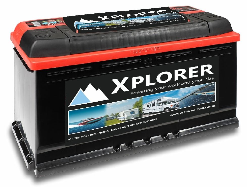 12V Xplorer 110AH AGM Caravan Leisure Battery UItra Deep Cycle. 5 Year ...